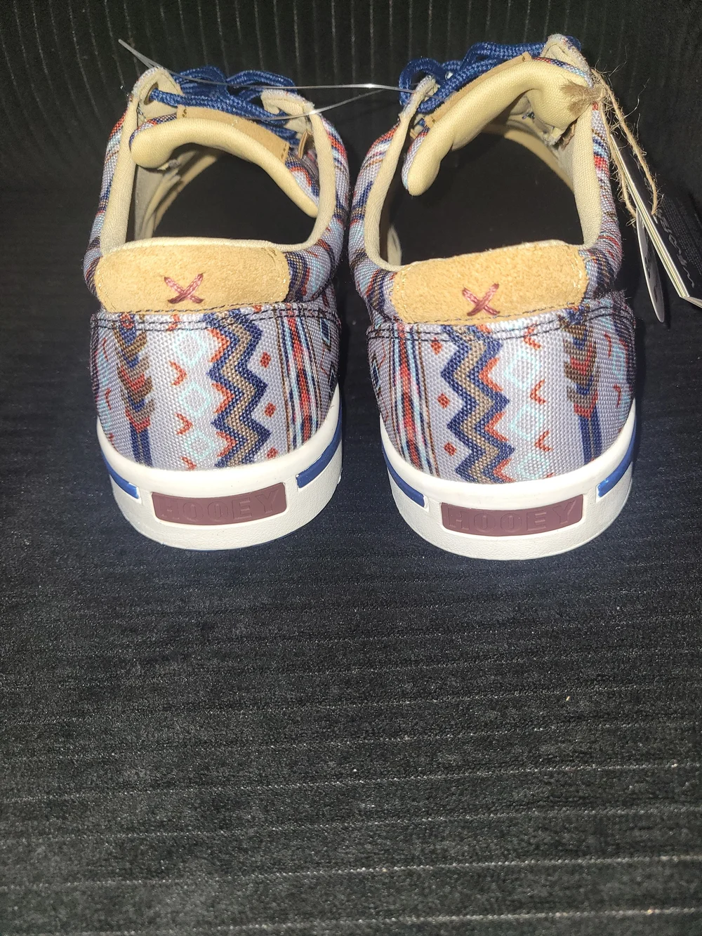 Twisted X Blue Multi-Patterned Casual Loafers
